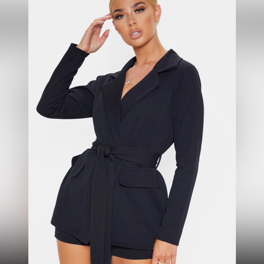 Black Belted Blazer